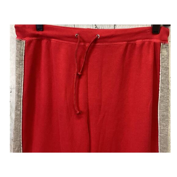 Jay Day Womens XL Side Stripe Cotton Blend Drawstring Elastic Waist Sweat Pants - Picture 2 of 6